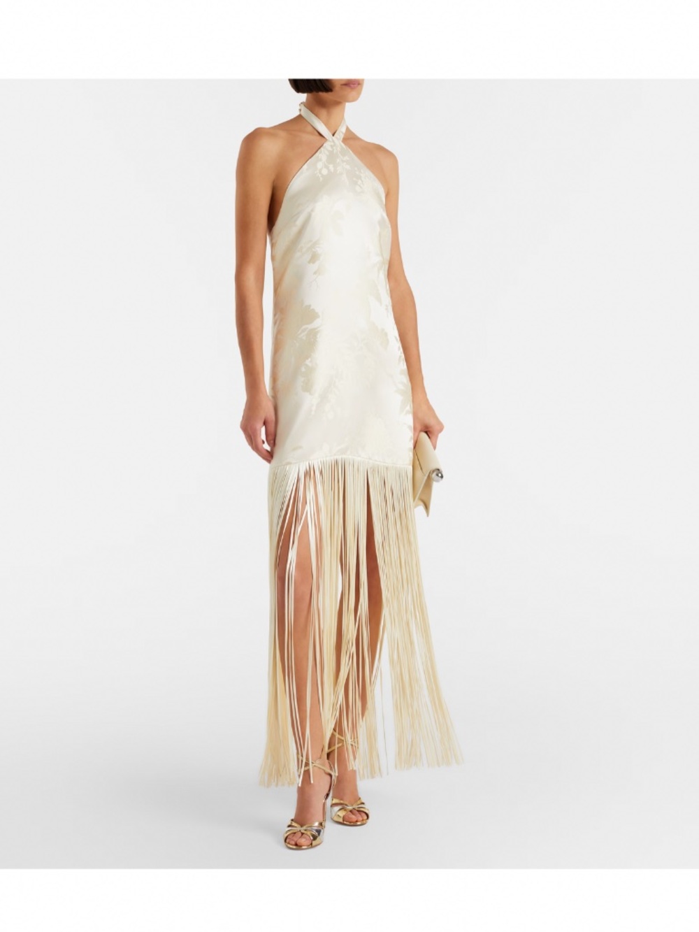 Taller Marmo Colorado Floral Jacquard Maxi Dress